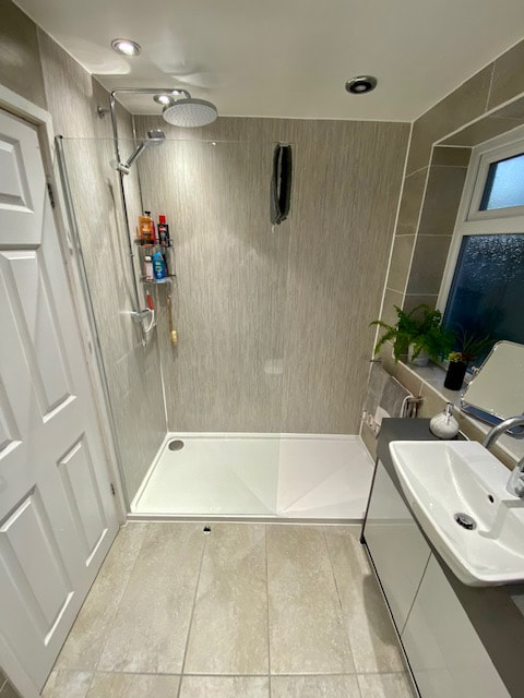 Fabulous New Bathroom Complete With Walk in Shower in Leigh